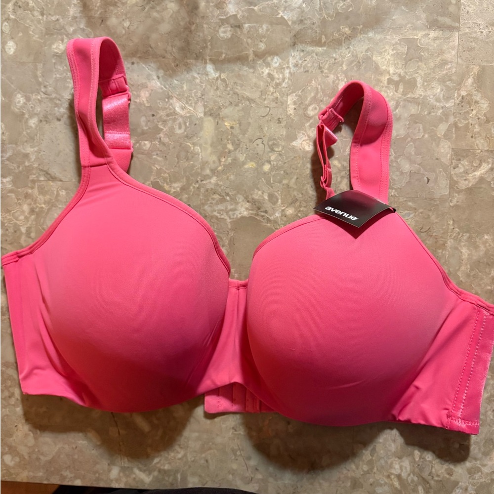 Pink balconette 46D bra by Avenue NEW